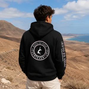 sudadera negra