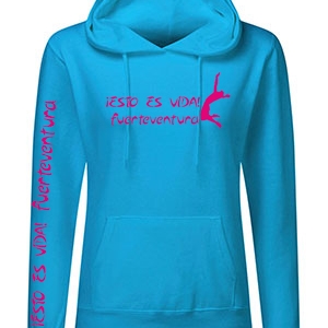 Sudadera turquesa