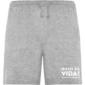 pantalón corto gris
