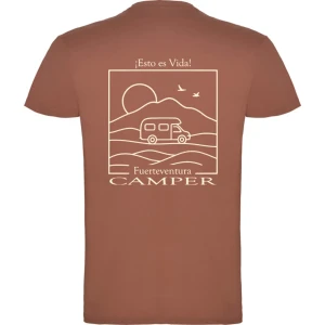 camiseta camper teja detrás resolu