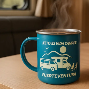 Taza metálica